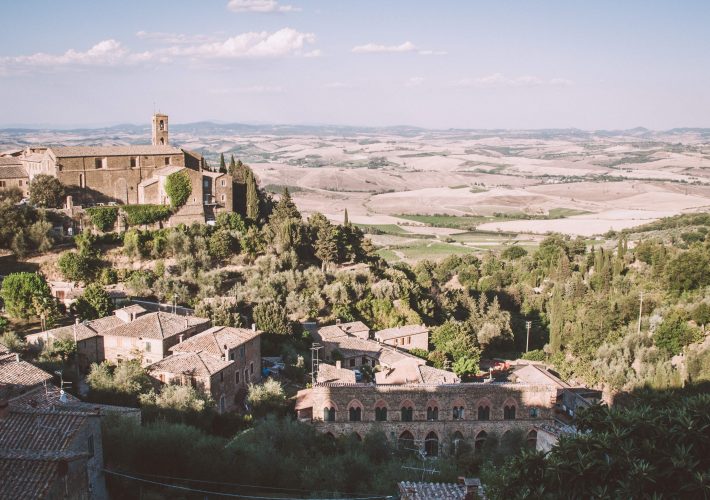Aussicht auf Montalcino