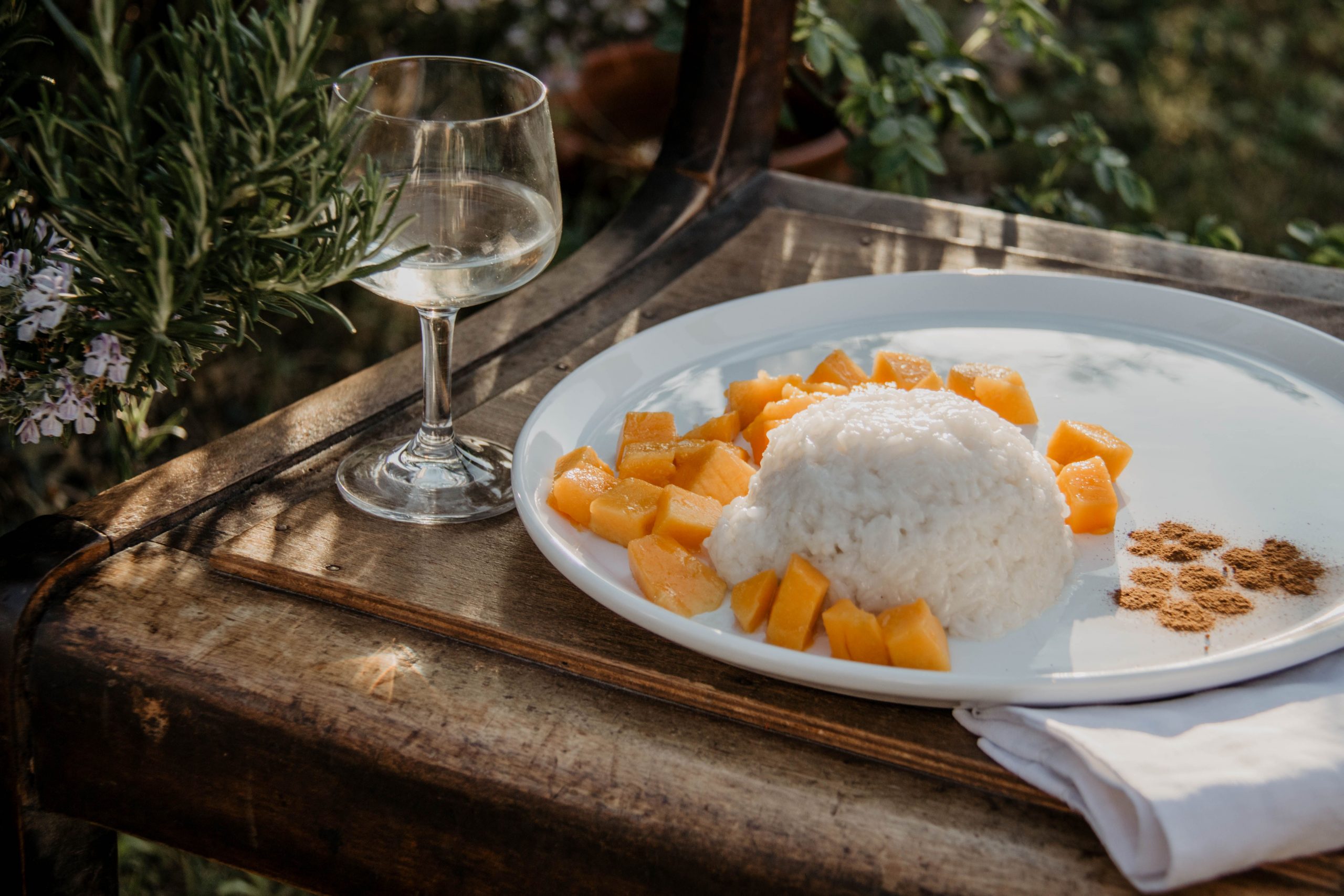 Mango Sticky Rice Rezept vegan